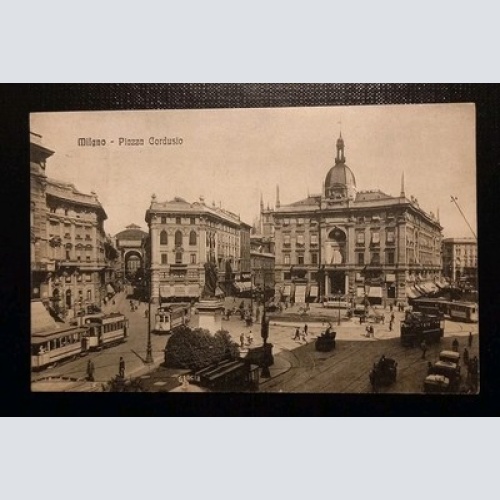 Milano Piazza Cordusio Italien 800013 Gr