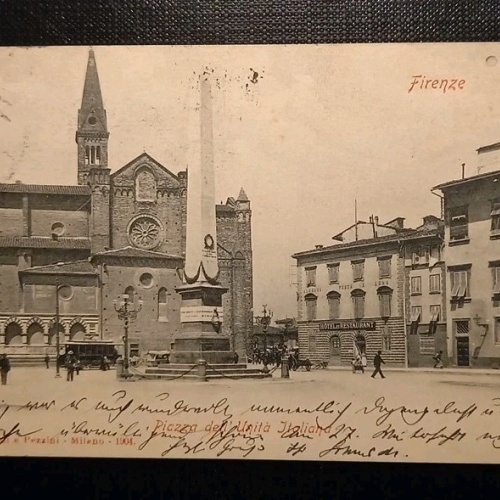 Firenze Italien Piazza Del Unita Italiana 800012 Gr
