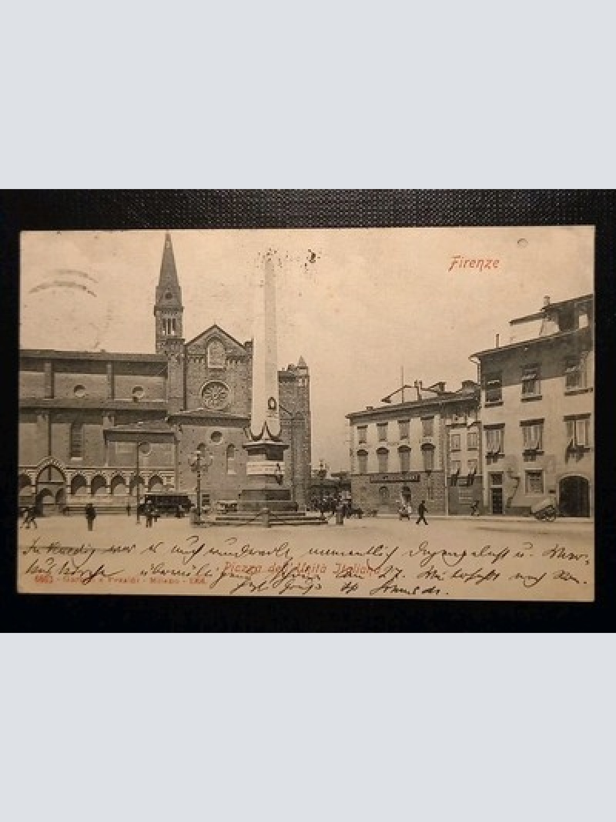 Firenze Italien Piazza Del Unita Italiana 800012 Gr