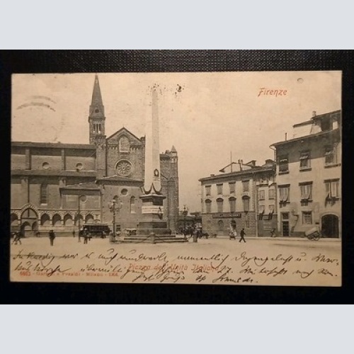 Firenze Italien Piazza Del Unita Italiana 800012 Gr