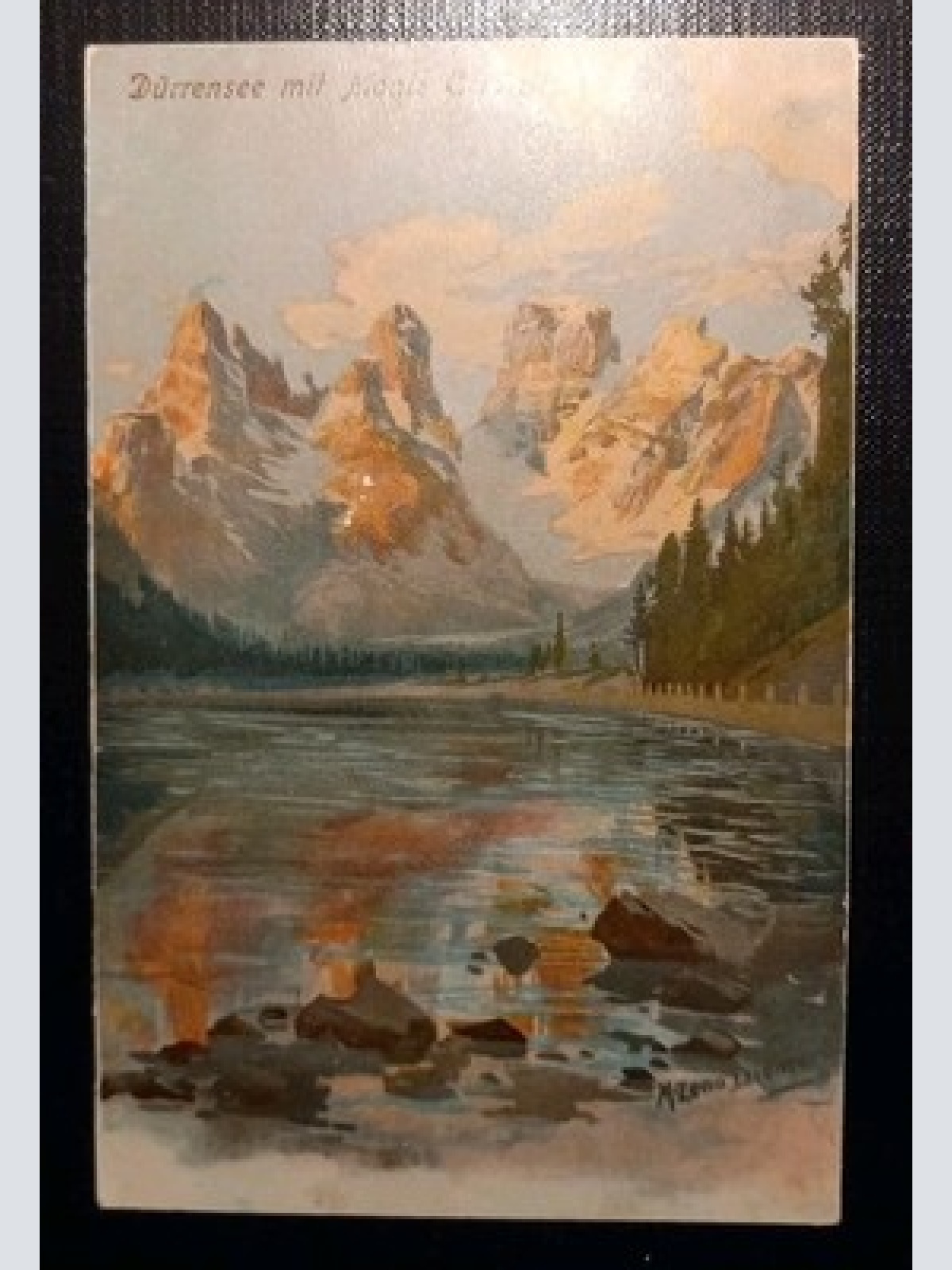 Dürrensee Mit Monte Cristallo Italien 800015 Gr