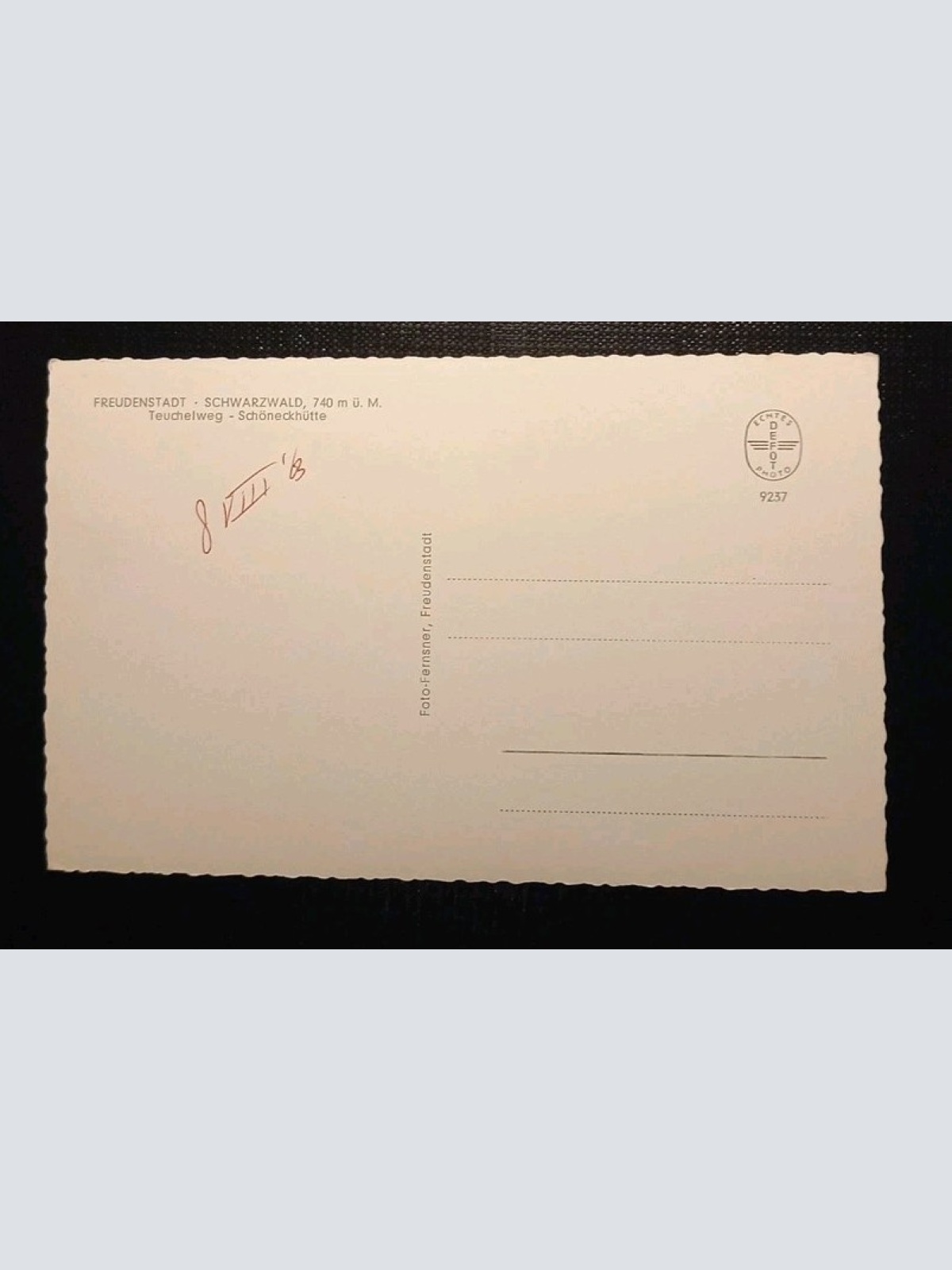 Freudenstadt Schwarzwald Teuchelweg Schöneckhütte 110114 Gr