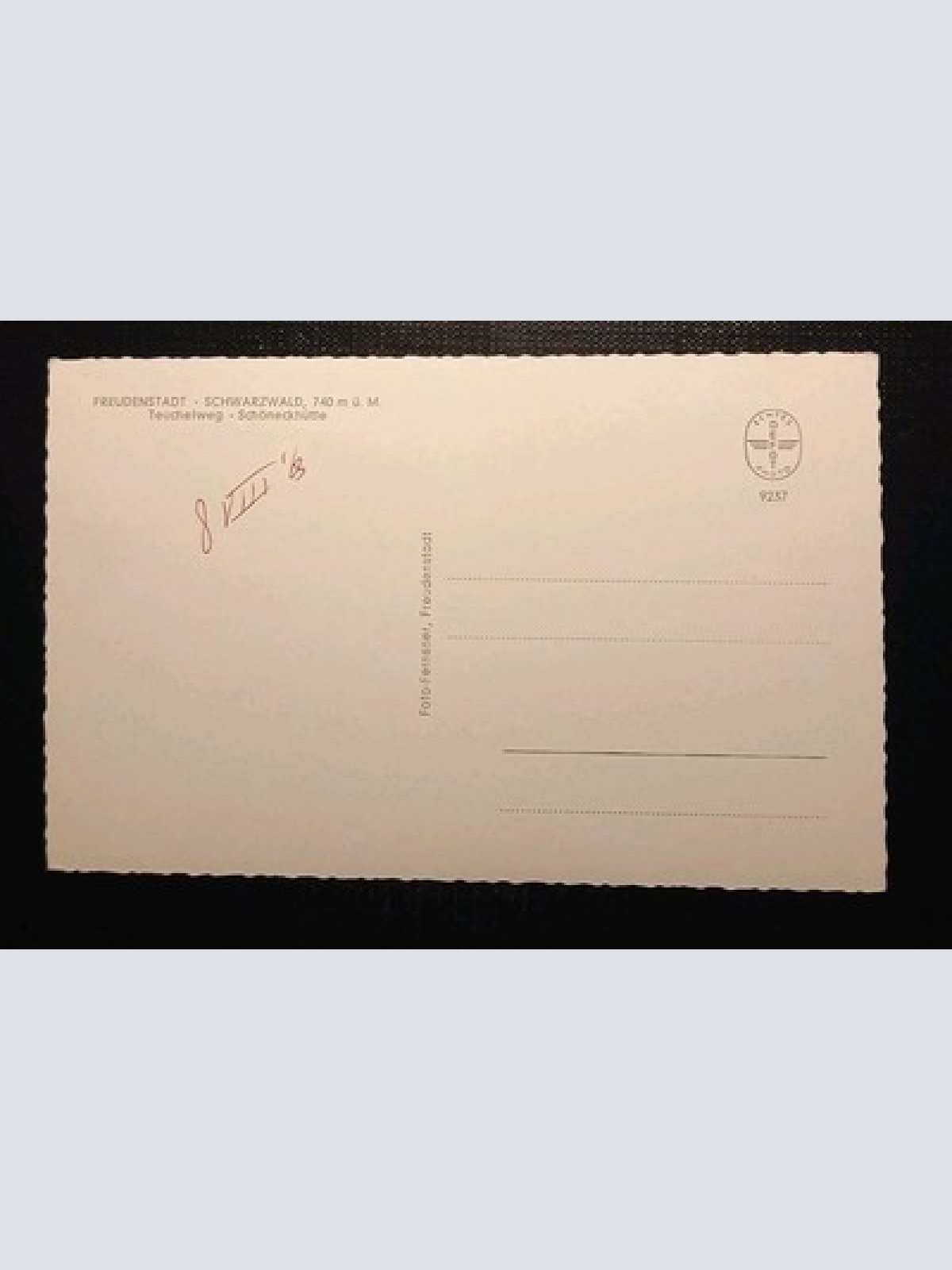 Freudenstadt Schwarzwald Teuchelweg Schöneckhütte 110114 Gr