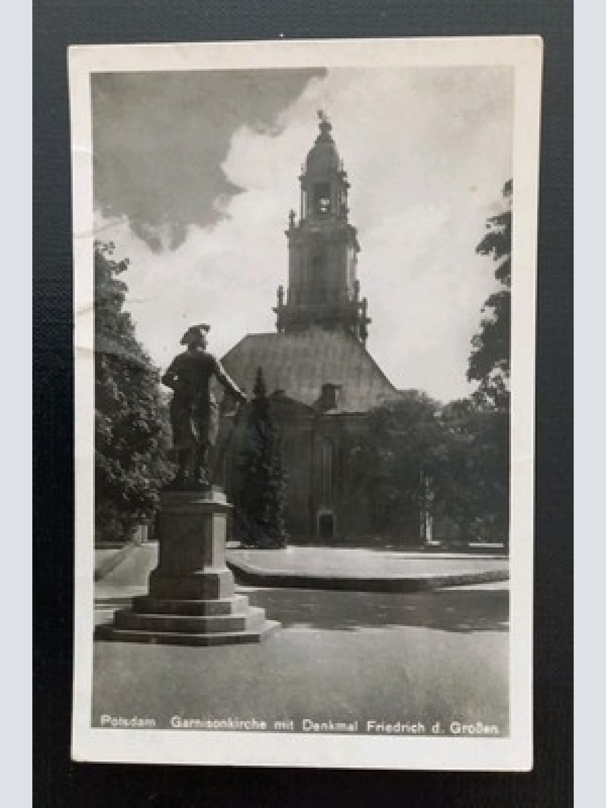 Potsdam Garnisonkirche Mit Denkmal Friedrich D.Großen 82039 Gr