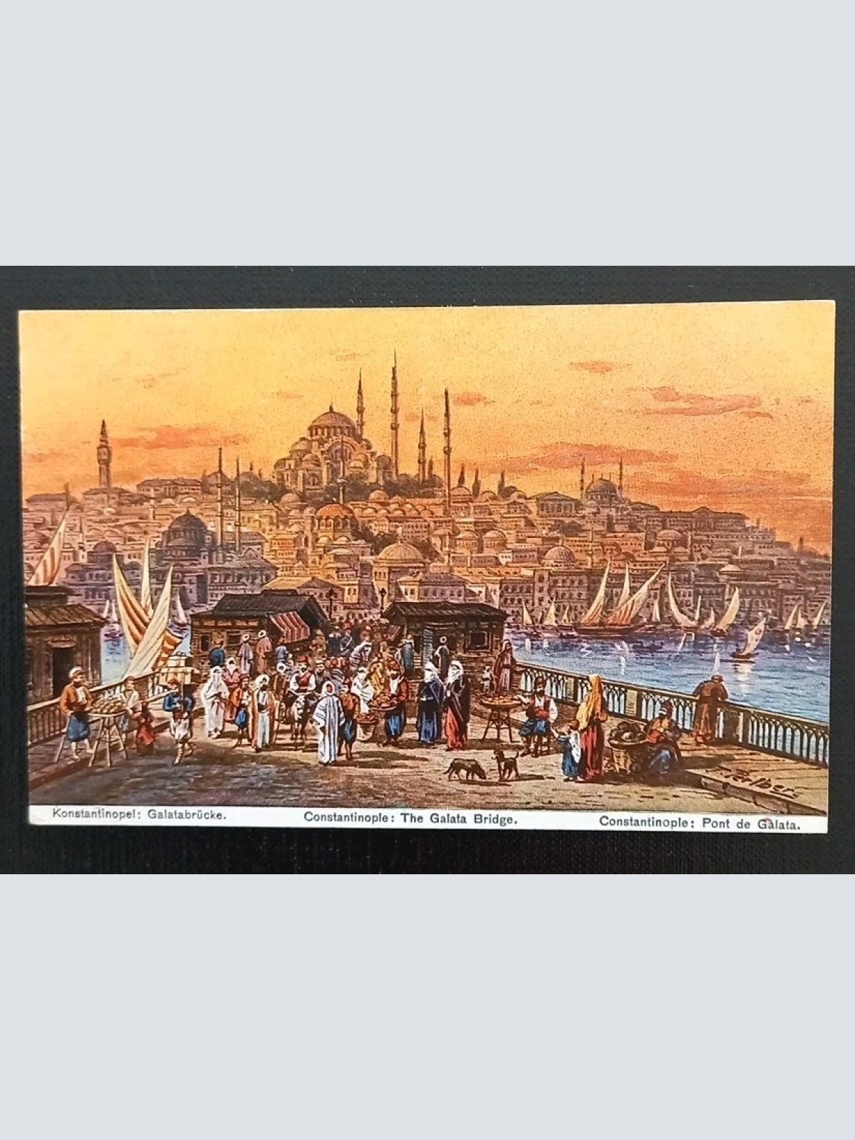 Konstantinopel Galatbrücke 8405 Gr