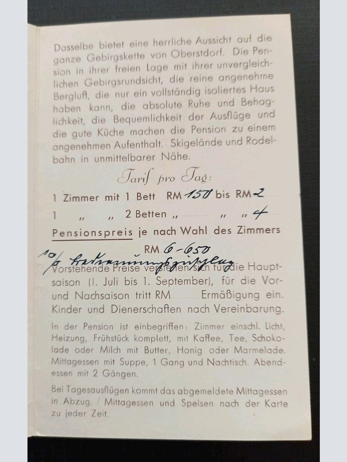 Cafe Und Pension Waldesruhe Oberstdorf Allgäu 140447 Gr