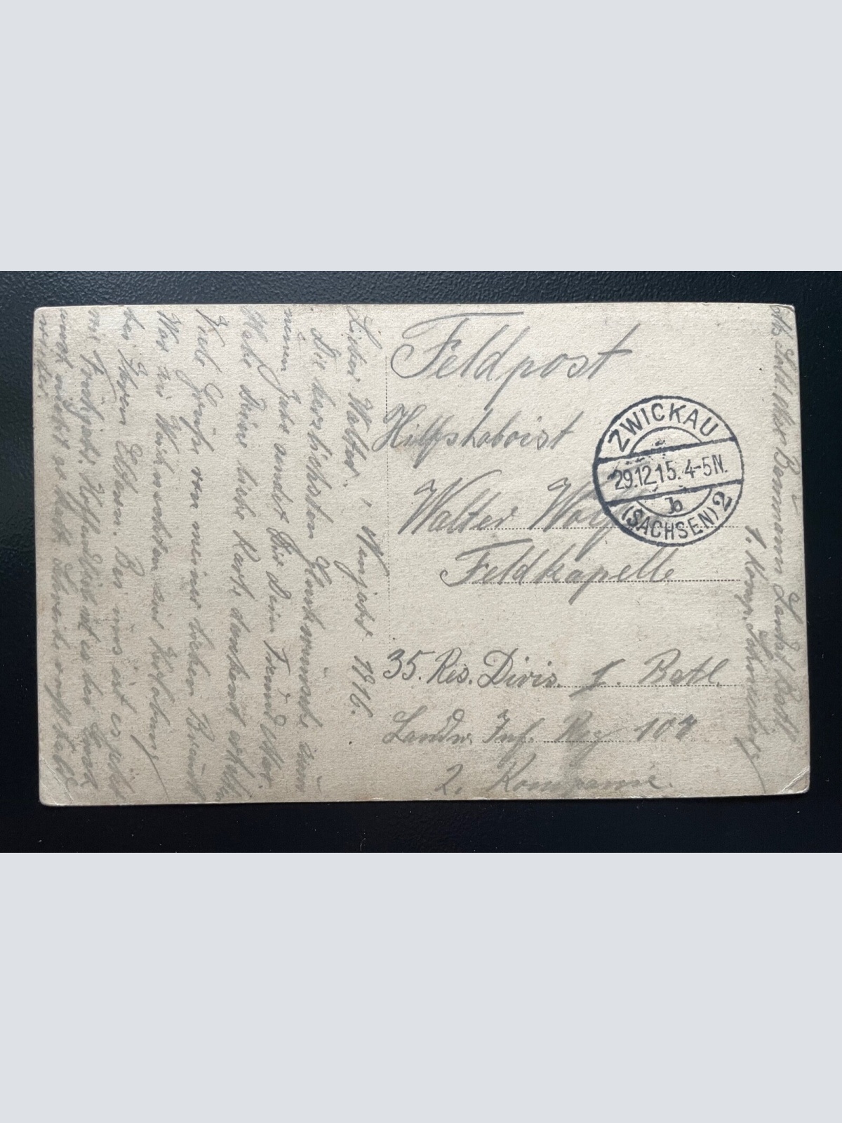 Gruppenaufnahme Soldaten Uniform Schirmmütze Bart Gewehr Militär Krieg 400585 TH