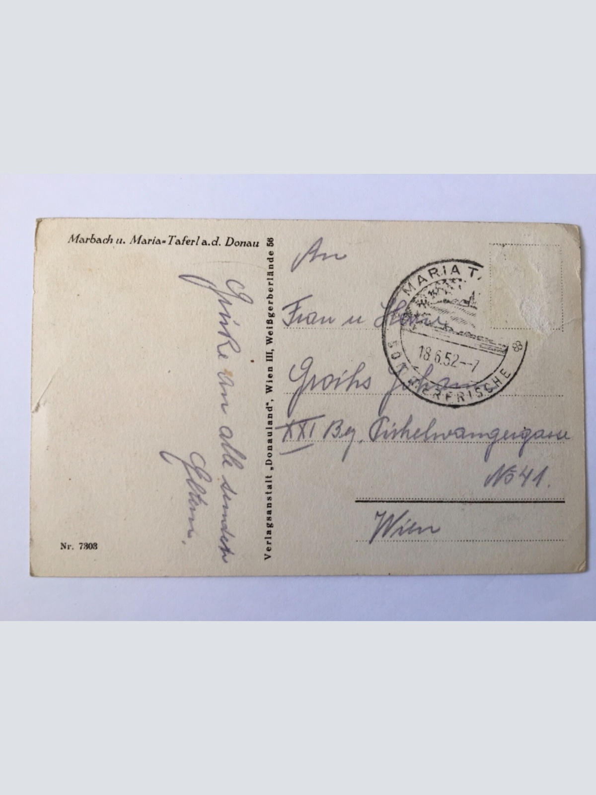 Marbach und Maria-Taferl an der Donau 30157 ShNÖ