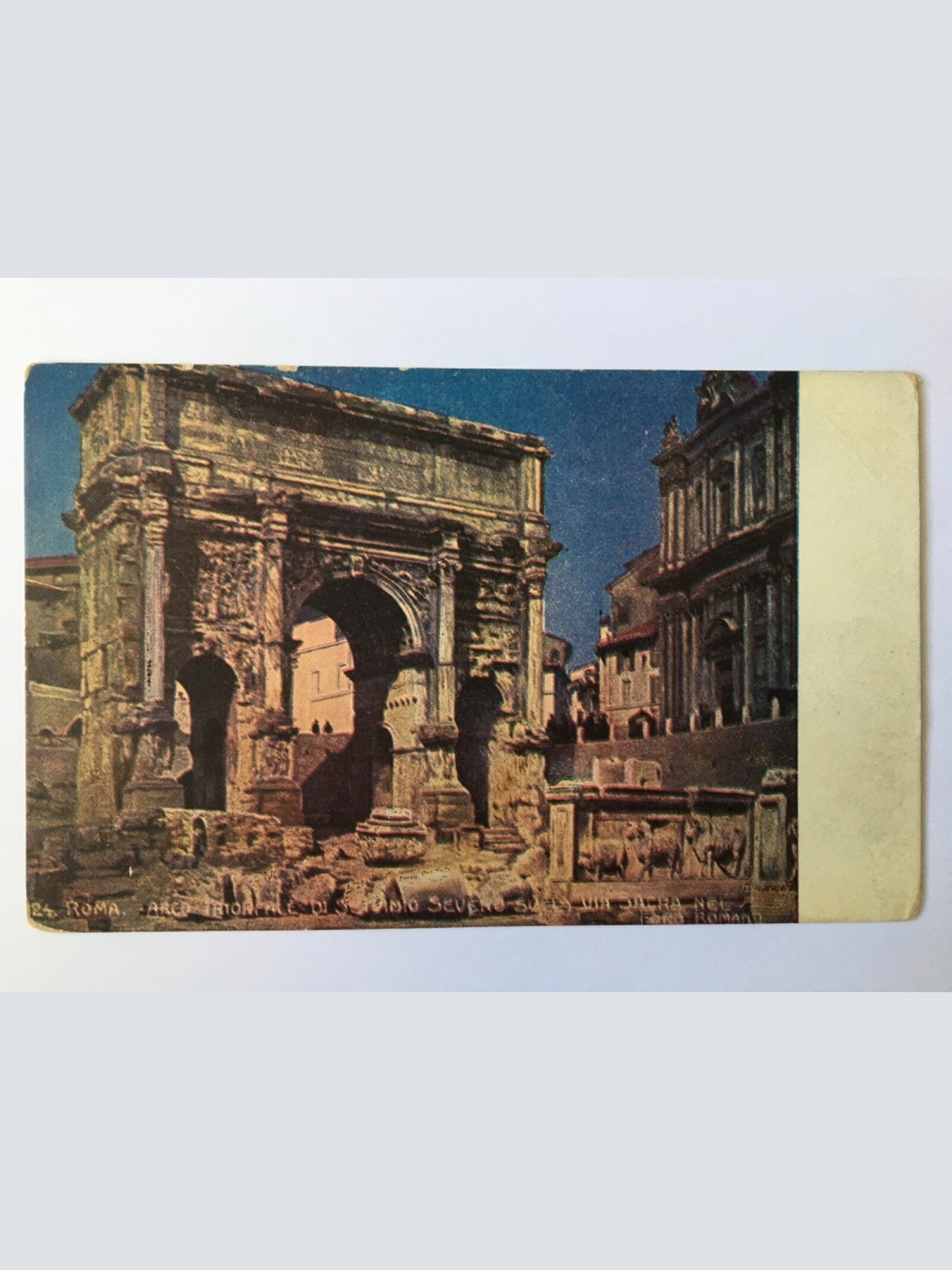 Roma Rom -  Arco di Settimio Severo / Septimus-Severus Triumphbogen 586