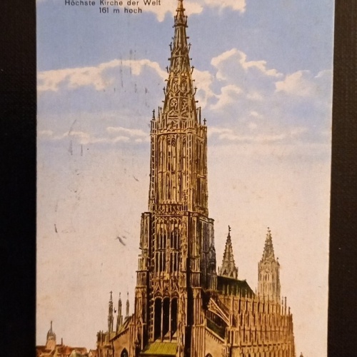 Ulm A.D. Das Münster Höchste Kirche Der Welt 1431 H