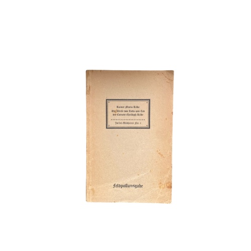 4360 Rainer Maria Rilke INSEL-BÜCHEREI NR. 01 DIE WEISE VON LIEBE UND TOD DES C