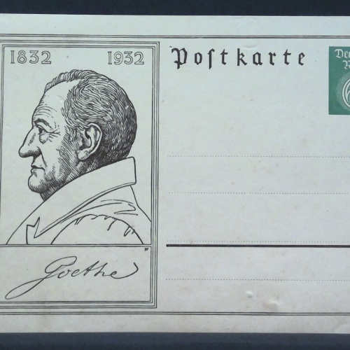 Johann Wolfgang Goethe Porträt JW 410207 F
