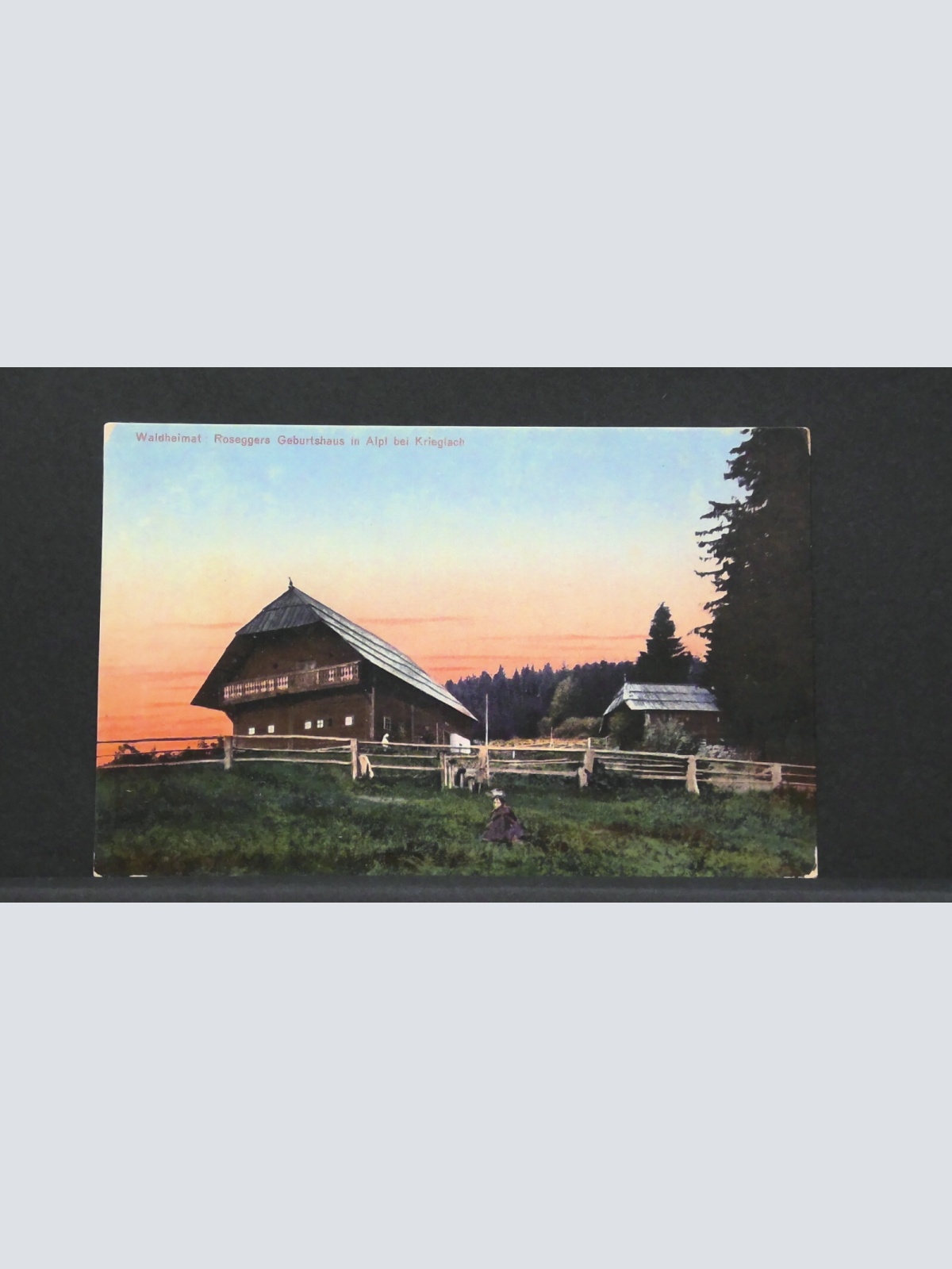 Waldheimat Peter Roseggers Geburtshaus in Alpl bei Krieglach JW 0174 F