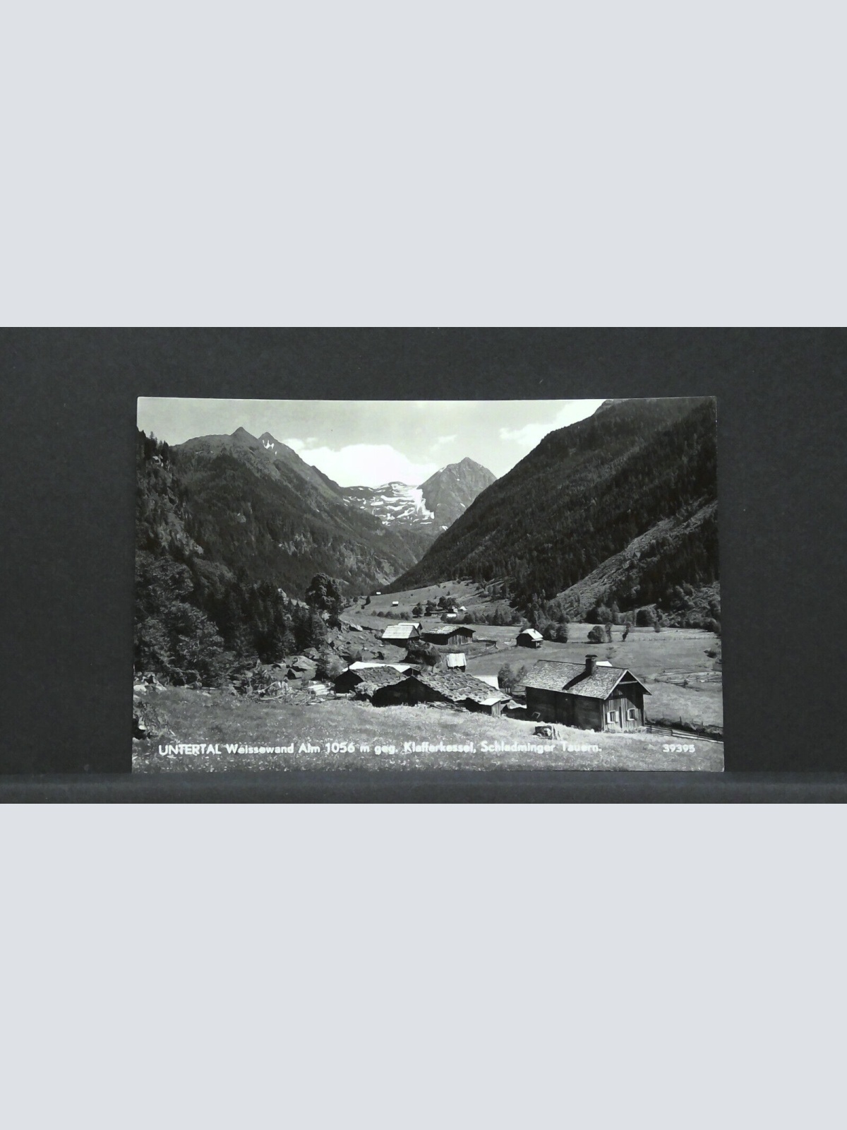 Untertal Weissewand Alm gegen Klafferkessel Schladminger Tauern JW 3382 F