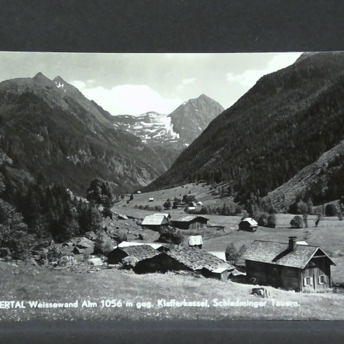 Untertal Weissewand Alm gegen Klafferkessel Schladminger Tauern JW 3382 F
