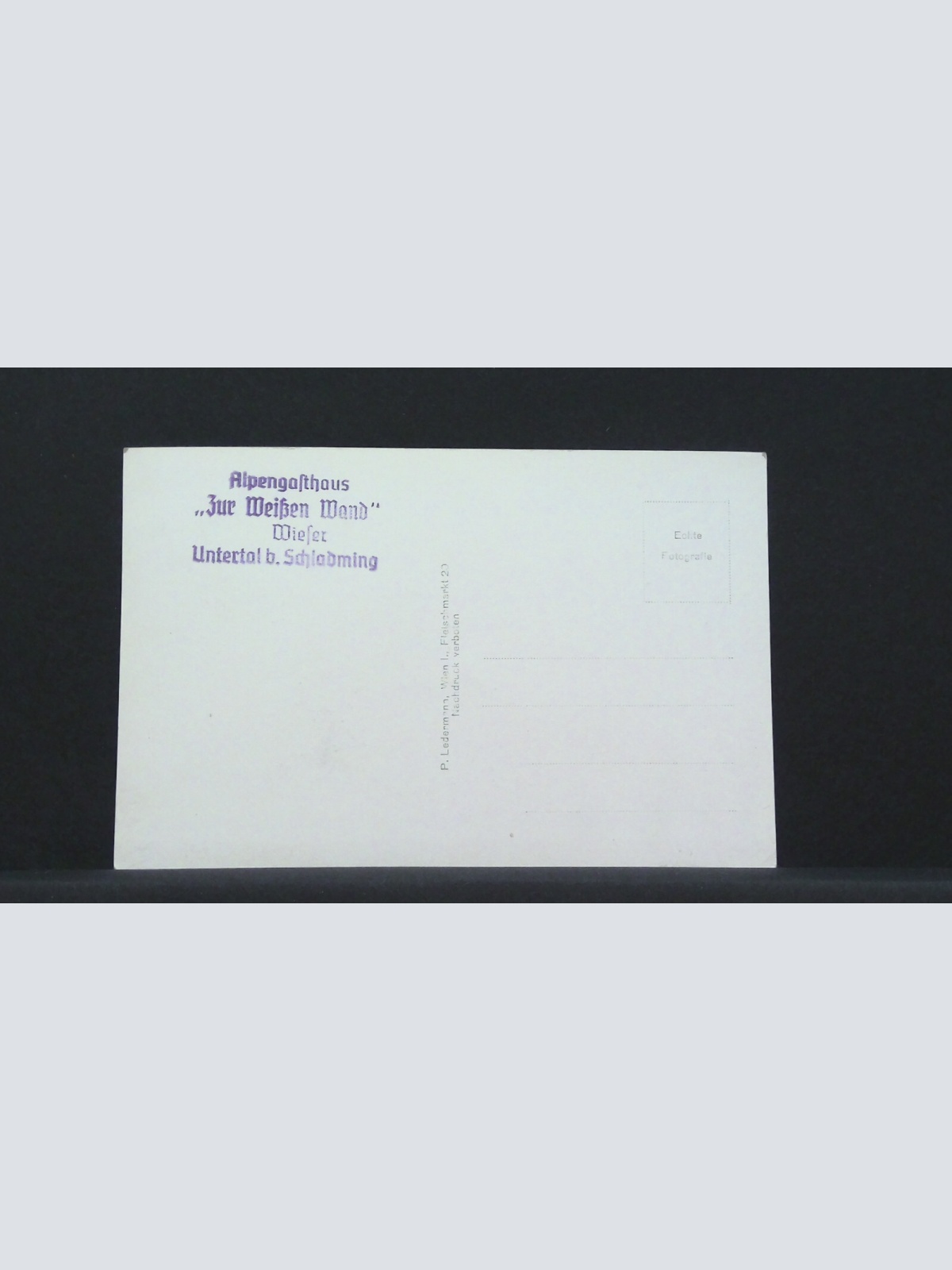 Untertal Weissewand Alm gegen Klafferkessel Schladminger Tauern JW 3382 F