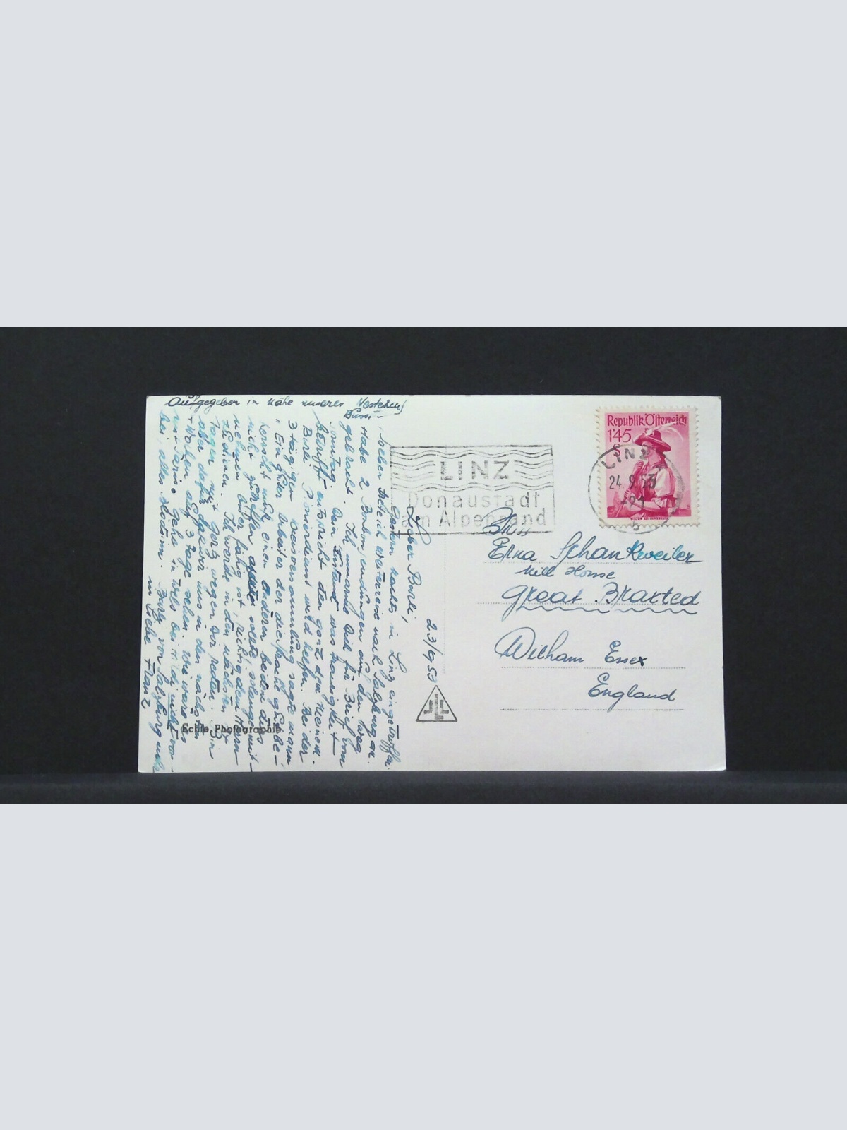 Linz an der Donau Bahnhofsplatz JW 402962 F