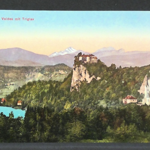Veldes mit Triglav Gemälde JW 0199 F