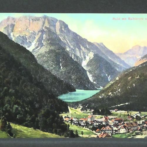 Raibl mit Raiblersee und Seekopf Gemälde JW 0219 F