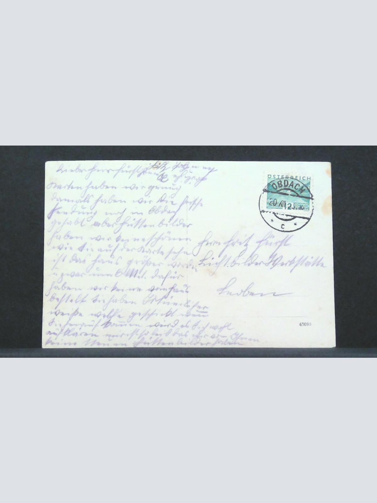 Waldbauernhaus unbekannt im Winter Schnee JW 500187 F