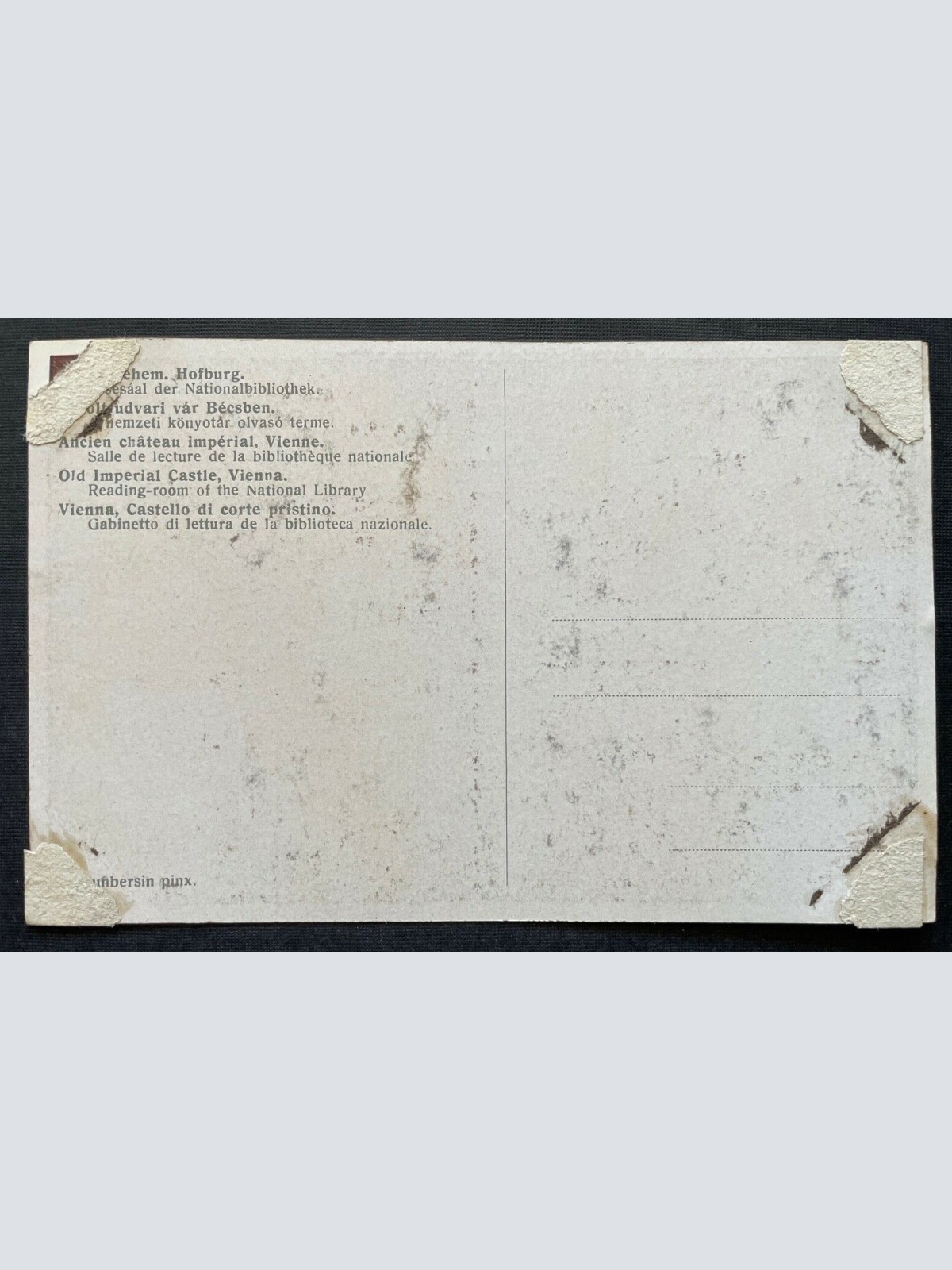 Wien ehem. Hofburg Lesesaal Nationalbibliothek Innenansicht Buch Tisch 410774 TH