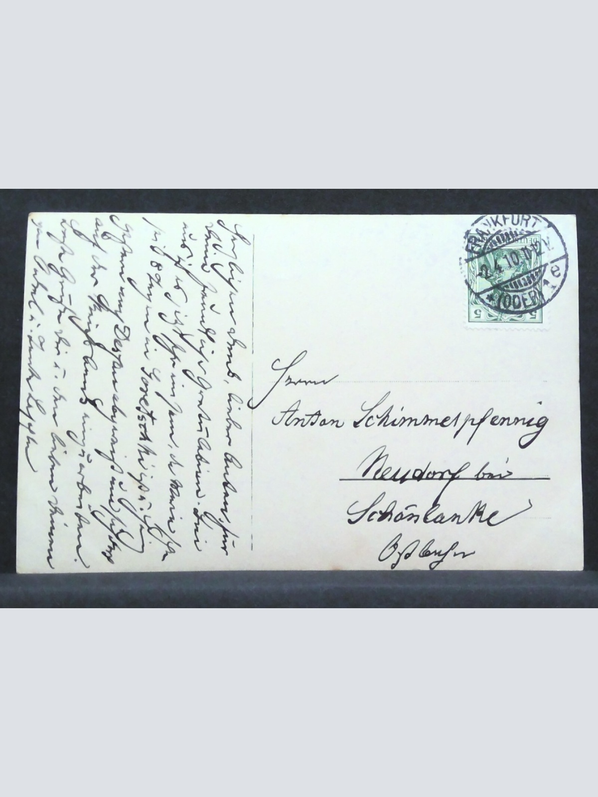 Frankfurt Hauseck mit Damen unbekannt JW 500256 F