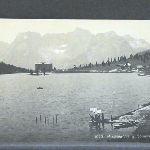 Misurina See gegen Sorapiss Gebirge JW 814 F