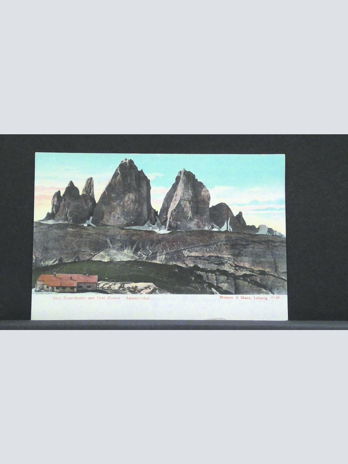 Drei Zinnenhütte und Drei Zinne Ampezzothal JW 401204 F