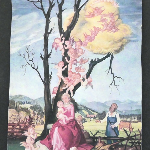 A Rausch Nun freu dich aller Frauen Preis Gemälde Engel JW 410189 F