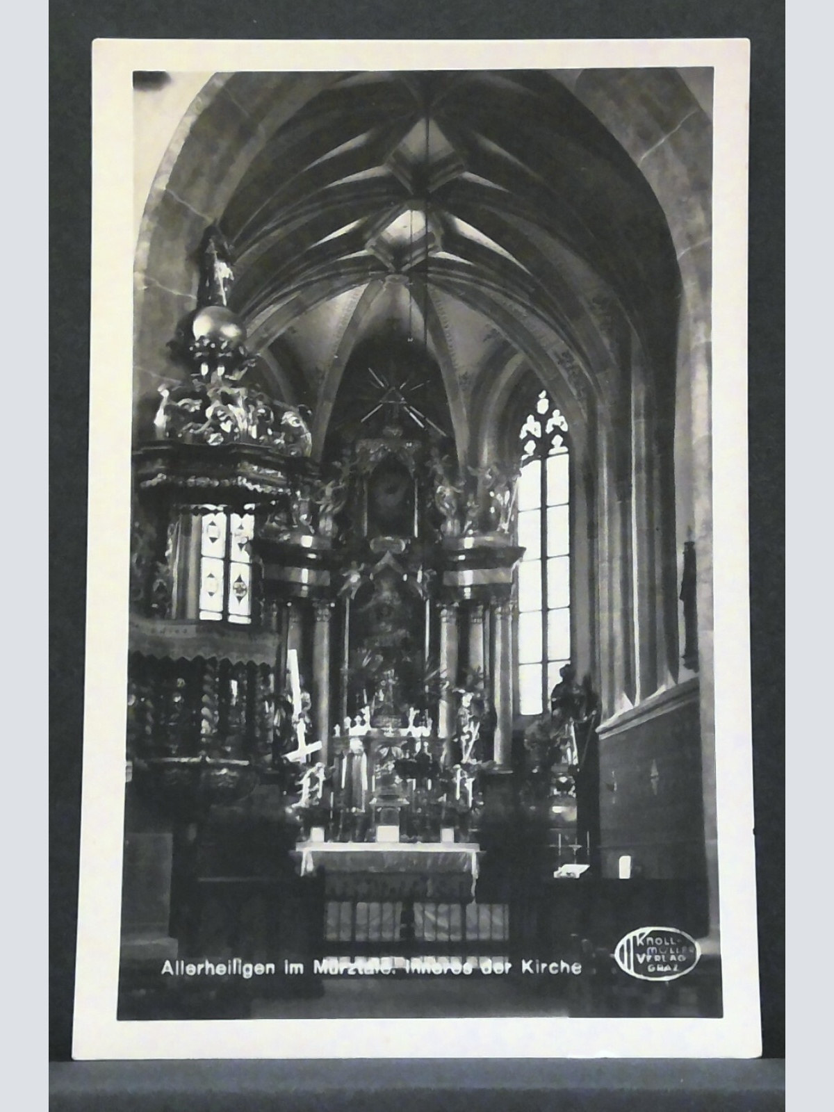 Allerheiligen im Mürztale Inneres der Kirche JW 402719 F