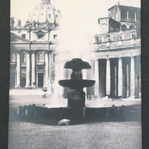 Roma Piazza S Pietro Una Fontana JW 401220 F