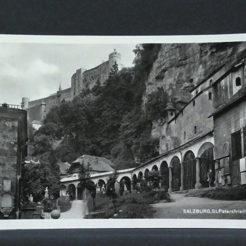 Salzburg St Petersfriedhof Hohensalzburg JW 402964 F