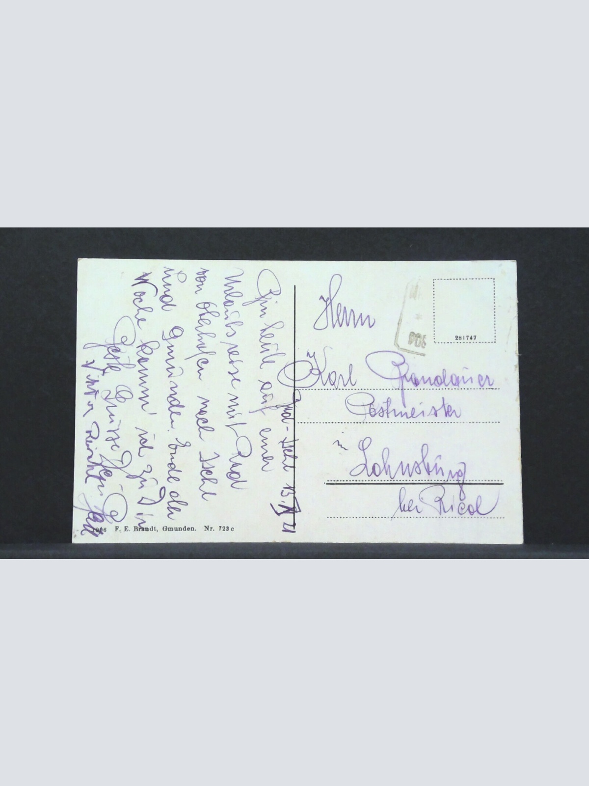 Bad Ischl Salzkammergut Oberösterreich Esplanade JW 650253 F