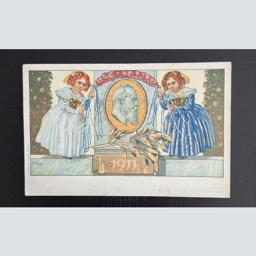 Bayern Karte 1911 Patriotika Ivi Diez "Prinzregent Luitpold von Bayern"  3001 H