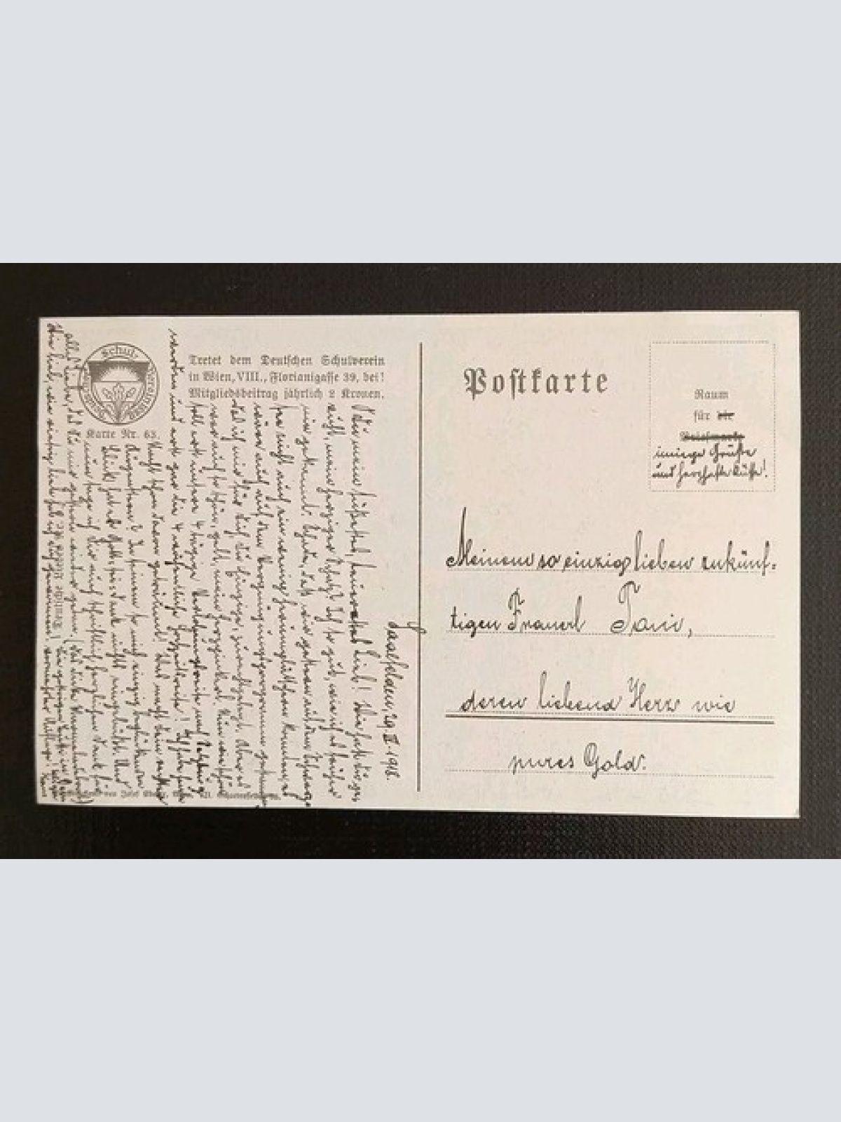 Künstlerkarte Deutscher Schulverein Nr.63 600494A Gr