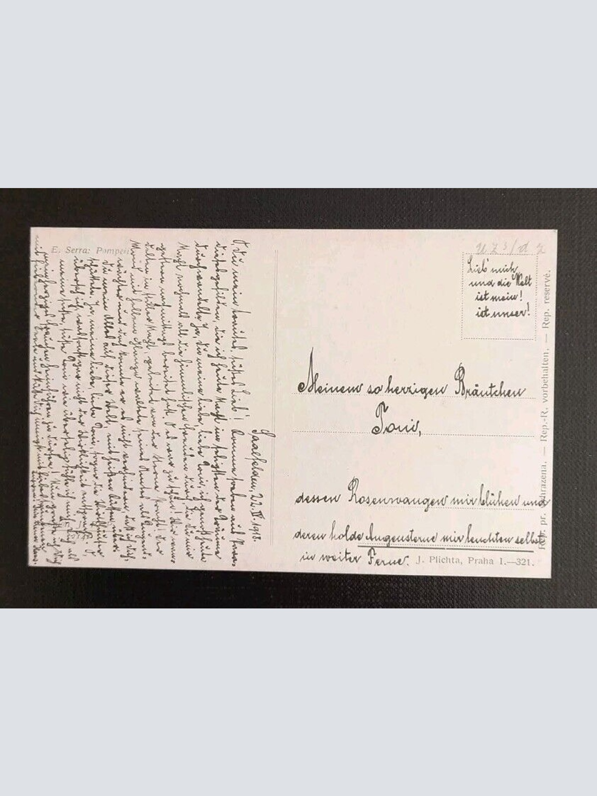 Künstlerkarte Pompeii 600488A Gr