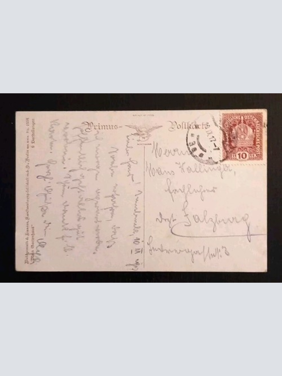 Künstlerkarte Der Deutsche Garten Mit Gartenhaus 600603A Gr