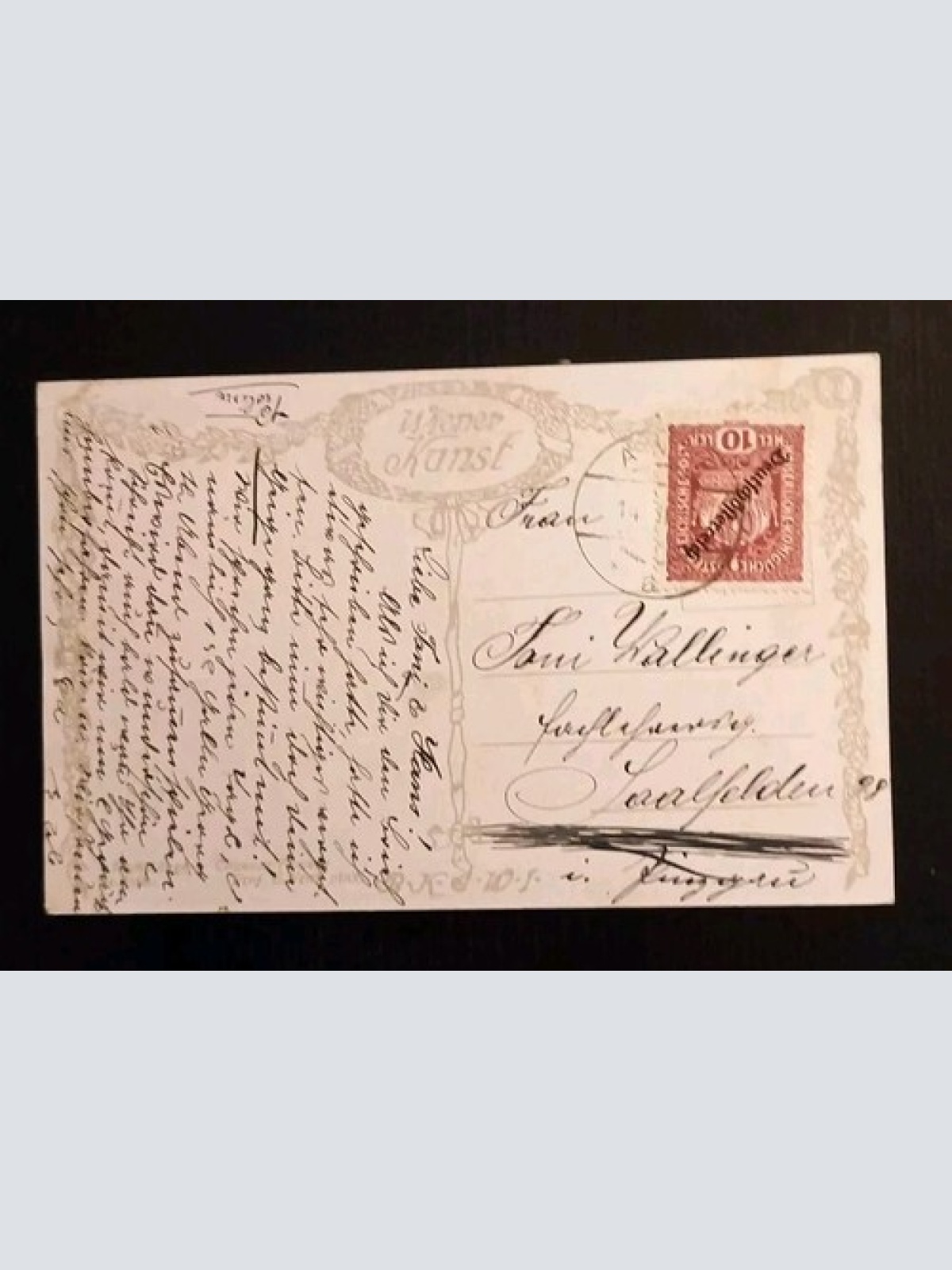 Künstlerkarte Engel Mit Gitarre 600624A Gr