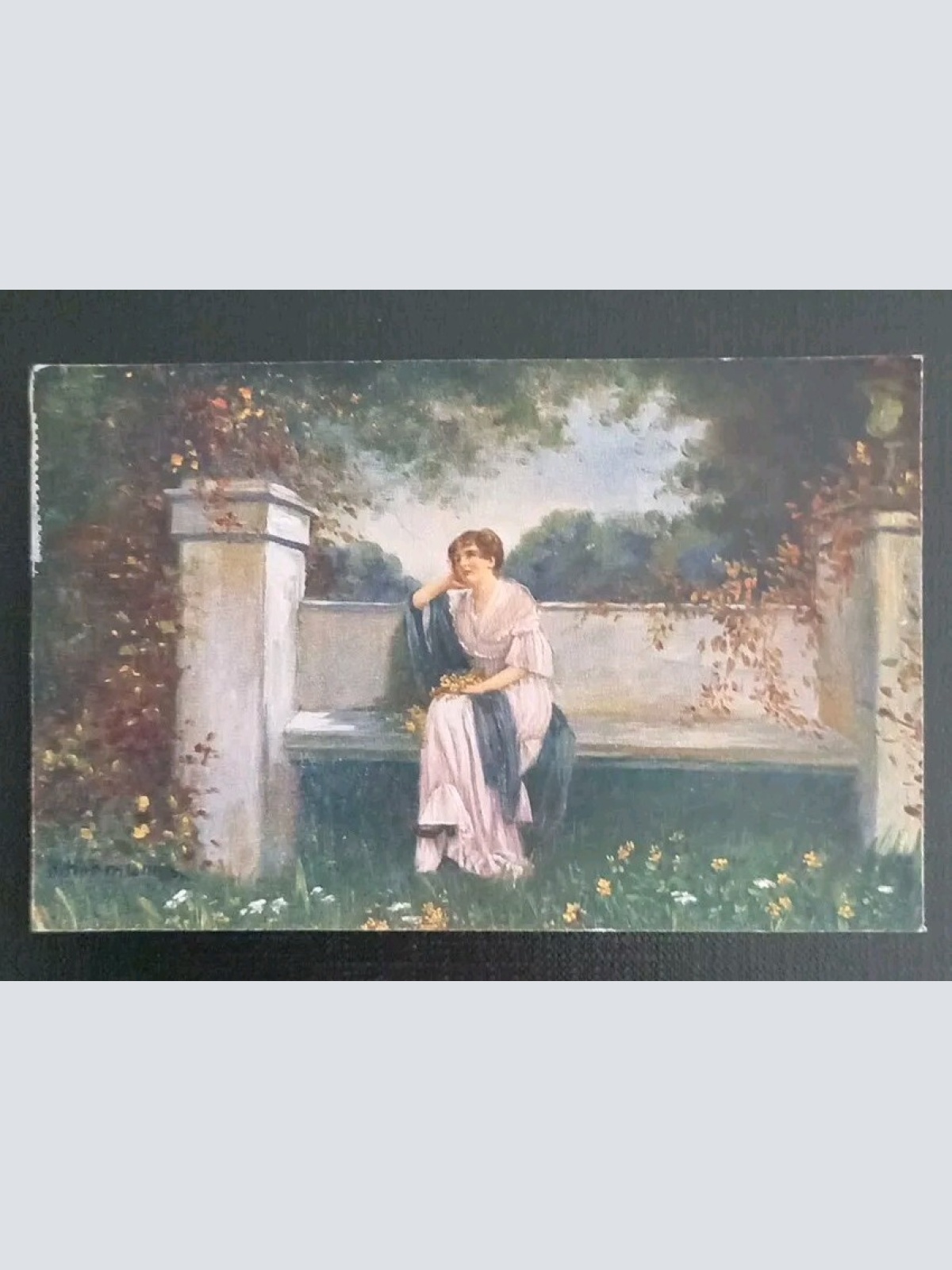 Künstlerkarte Stilles Sehen 600498A Gr