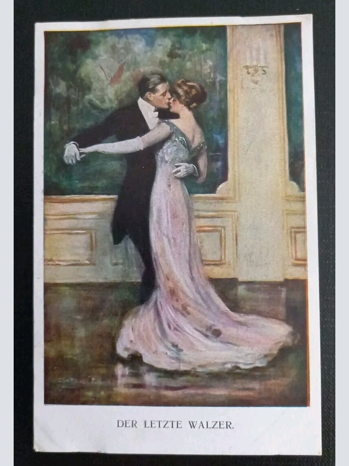 Künstlerkarte Der Letzte Walzer 600567A Gr