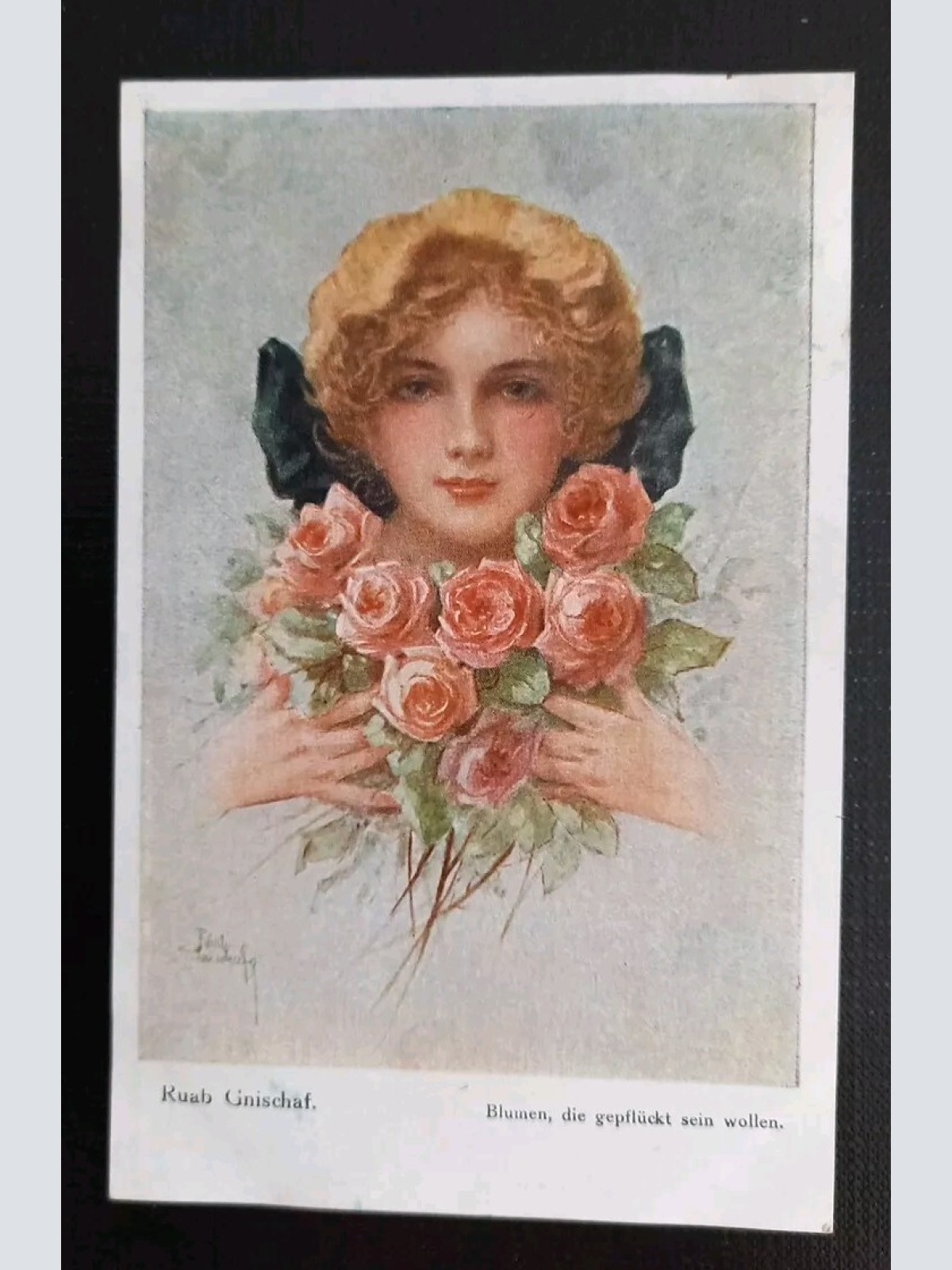 Künstlerkarte Ruab Gnischaf 600514A Gr