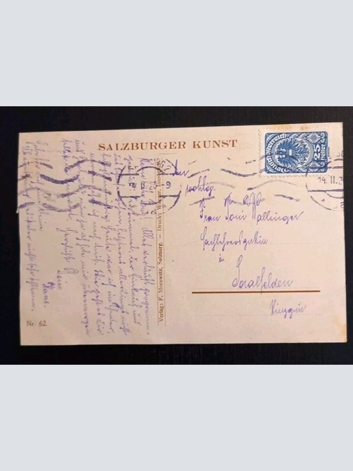 Künstlerkarte Hans Kaufmann Der Weg Des Glücks Nr.62  600637A Gr