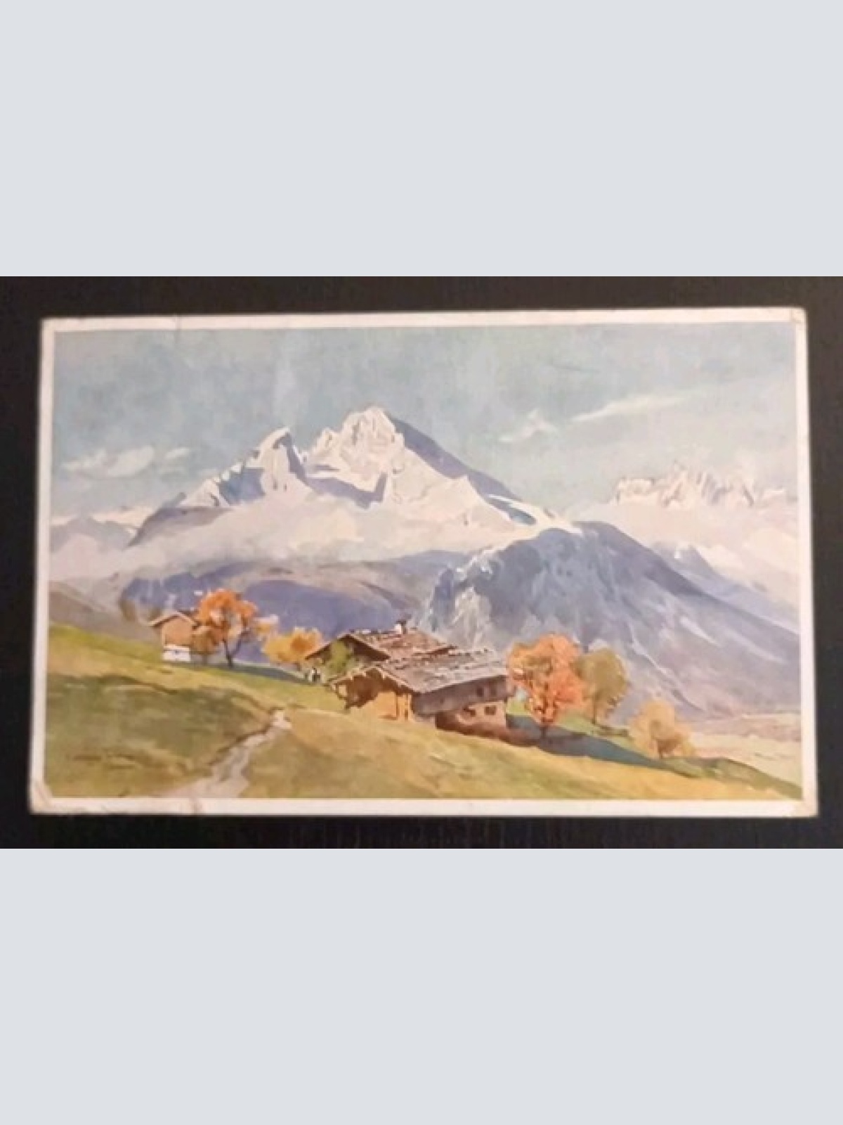 Künstlerkarte Watzmann Vom Vorderbrand 600639A Gr