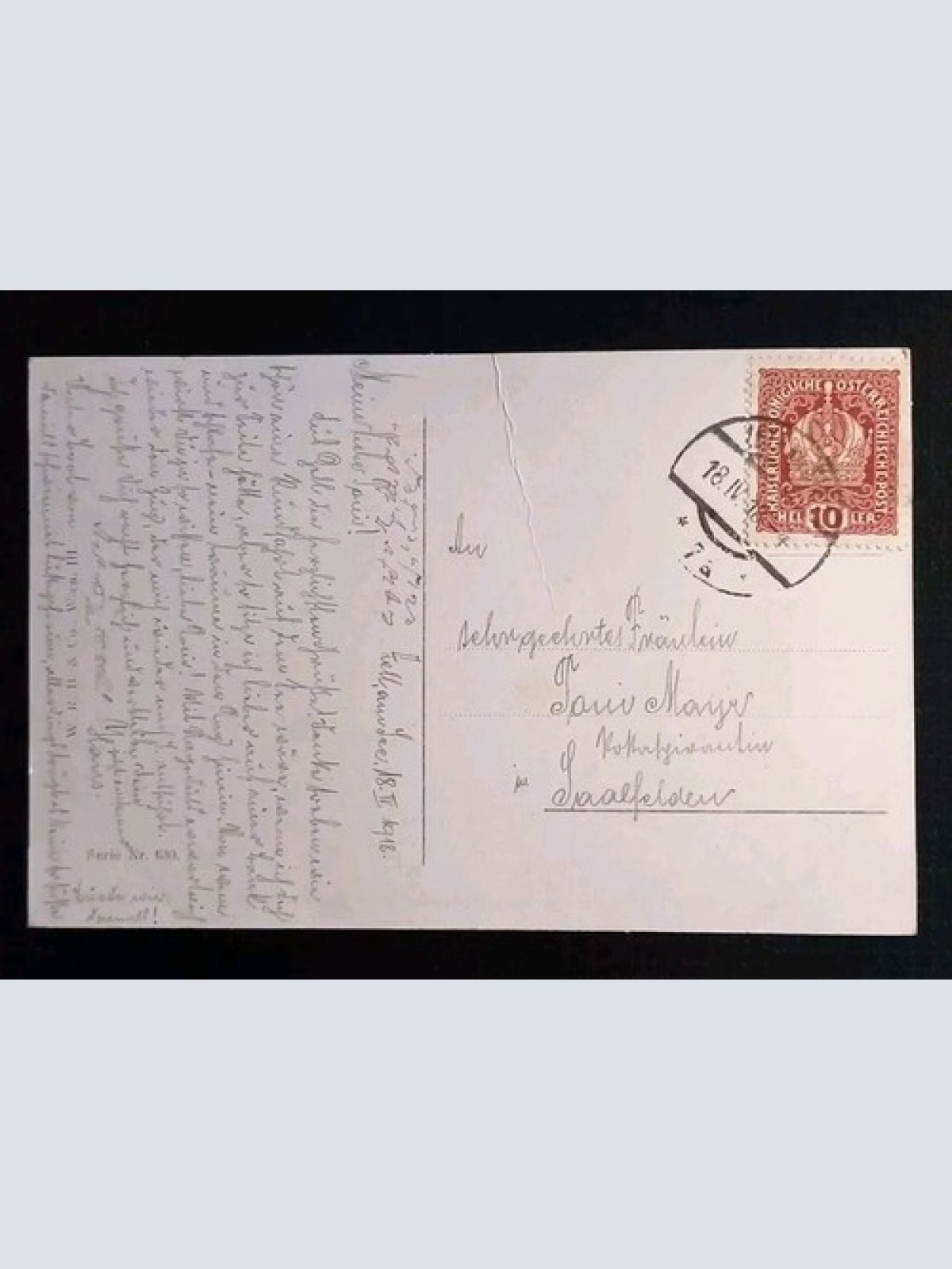 Künstlerkarte Hans Zatzka Die Forelle 600508A Gr