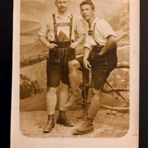 2 Männer In Tracht 600590A Gr