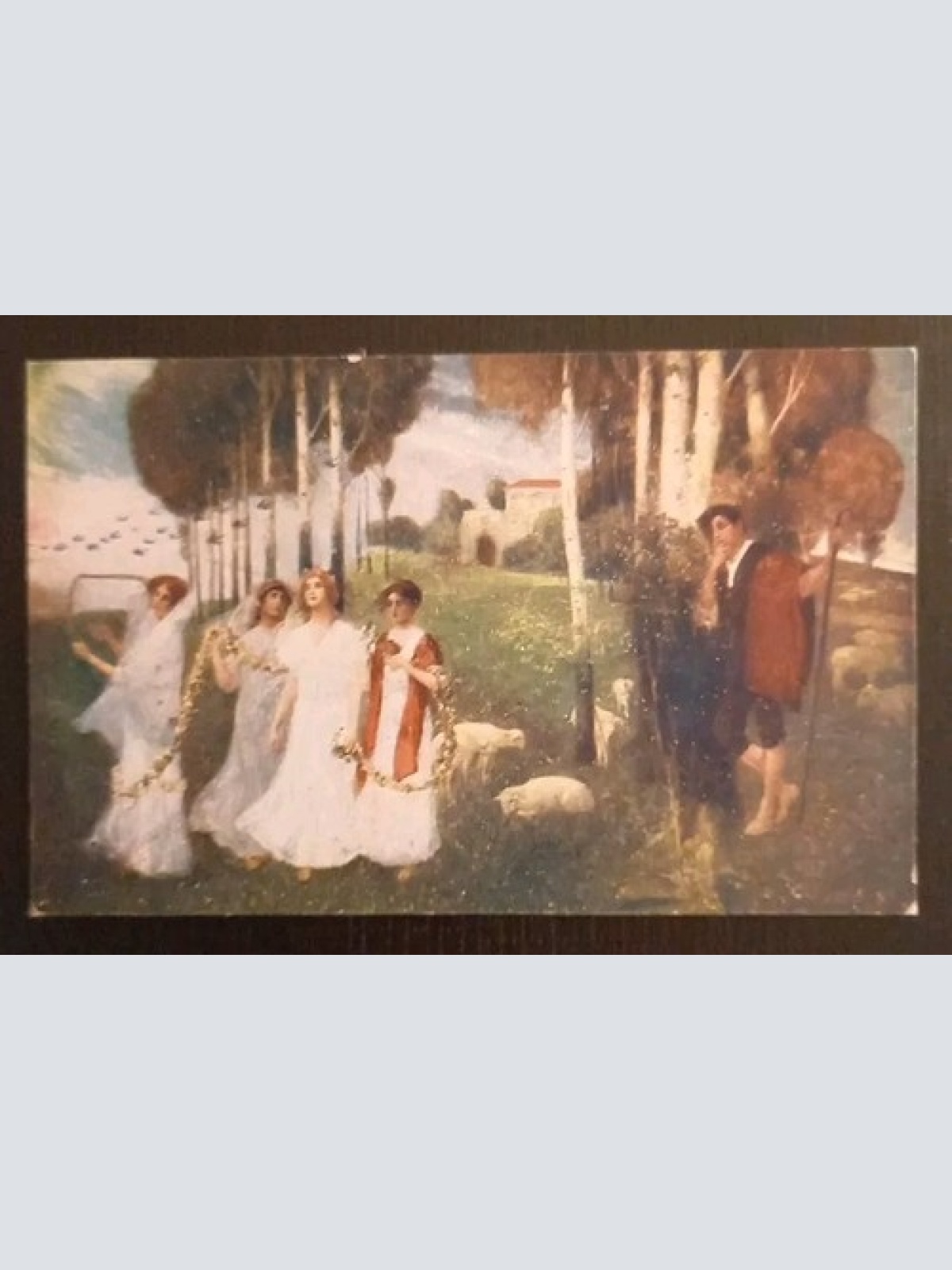 Künstlerkarte E.Weith Wenn Die Schwalben Heimwärts Ziehen 600602A Gr