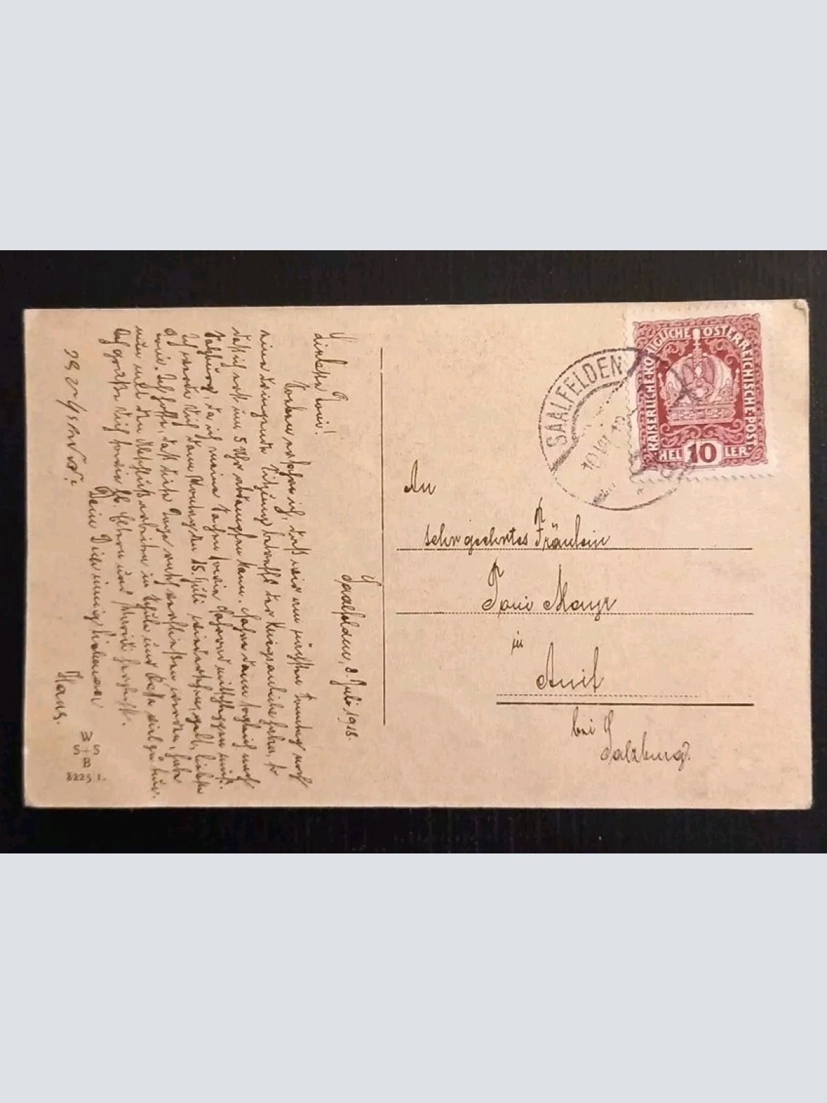 Künstlerkarte Der Erste Kuss Pferd 600607A Gr