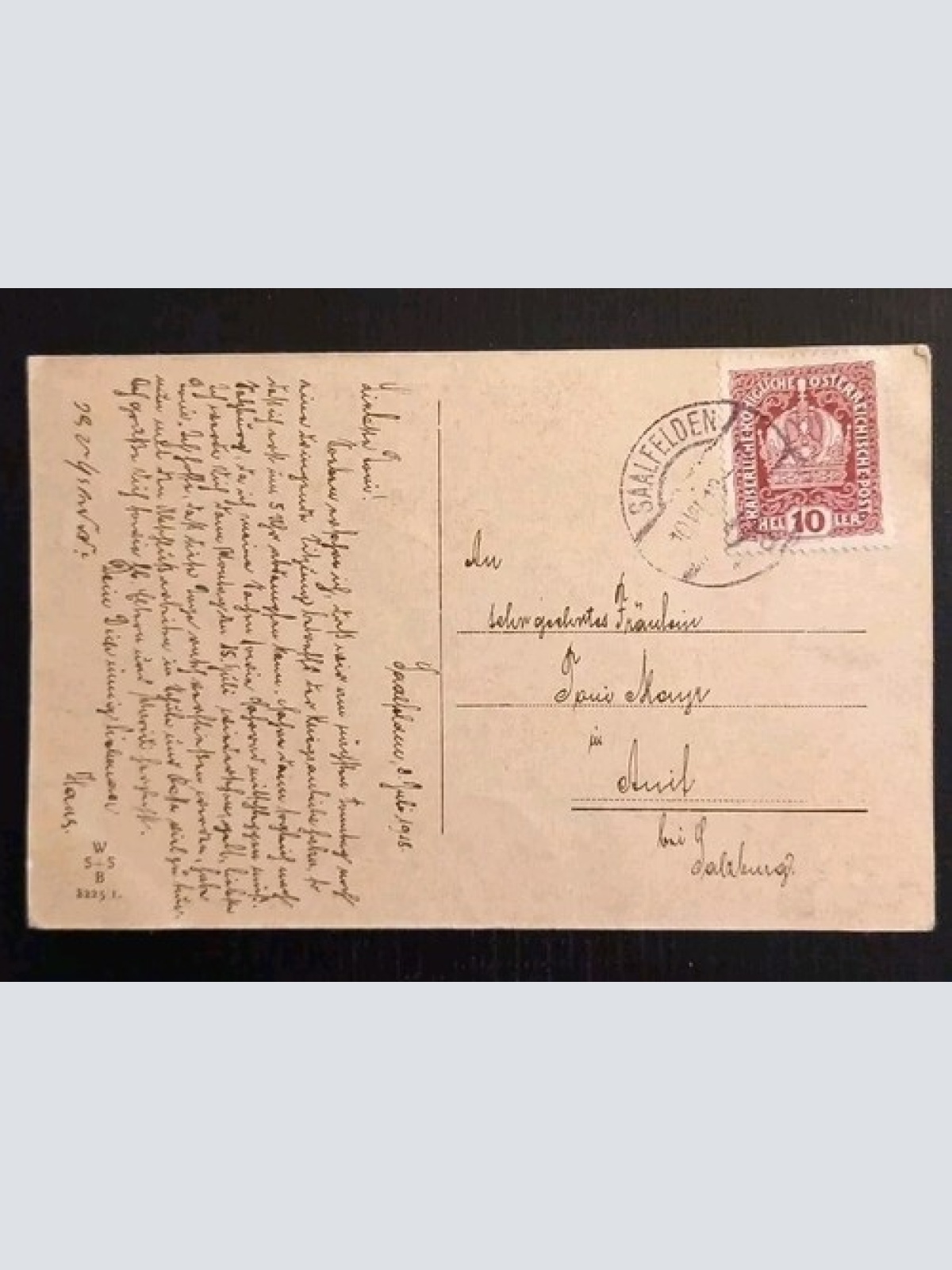 Künstlerkarte Der Erste Kuss Pferd 600607A Gr