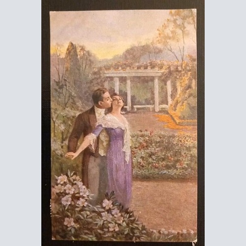 Künstlerkarte Liebesglühen 600592A Gr