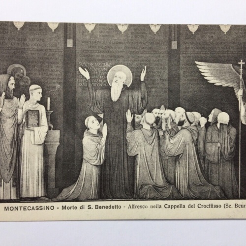Montecassino - Morte di S. Benedetto 573